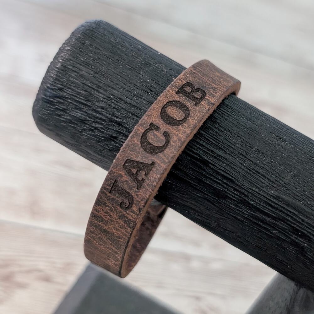 Leather? Bracelet - Jacob - Fair Condition